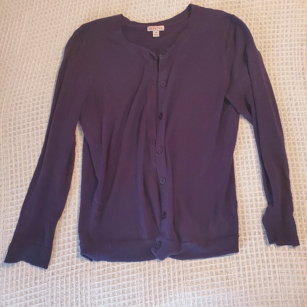 Navy blue cardigan